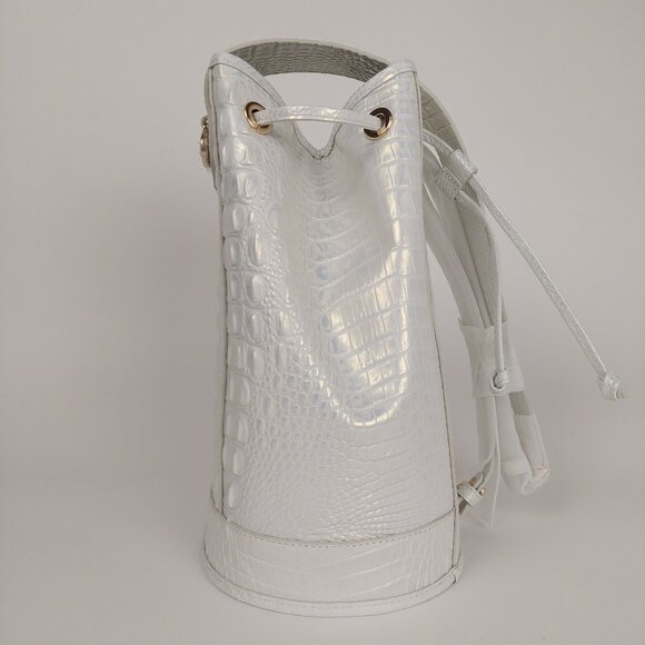 SOLD BRAHMIN Allie Shell White Melbourne Slingback Bag & Cheryl Cardholder SET - Picture 11 of 16